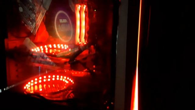 ПК AeroCool Cylon гирлянда-1 Intel (красная подсветка) смотреть онлайн