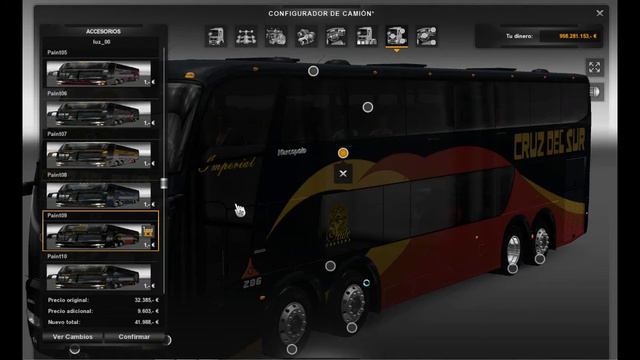 Euro Truck Simulator 2 ( 14 Buses Nuevos G61800 DD 8x2 смотреть онлайн