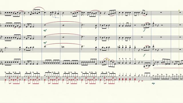 Runaway Baby for Brass Quintet Sheet Music смотреть онлайн
