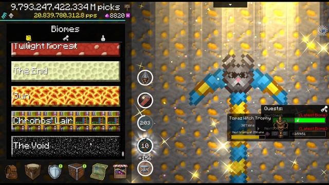 The Best Pickaxe In Pickcrafter