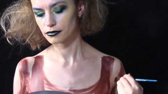 Креативный макияж и бодиарт "Очарованный лес". смотреть онлайн