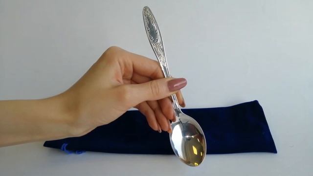 Серебряная ложка десертная «Морозный узор» 32-13(дл) смотреть онлайн