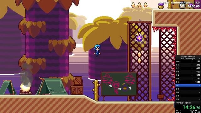 Vibrant Venture Full Game Any% Speedrun (28:27.29) смотреть онлайн