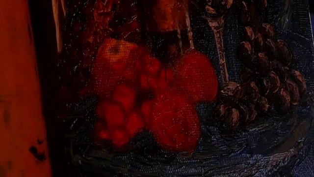 Картина маслом . Натюрморт мастихином. смотреть онлайн