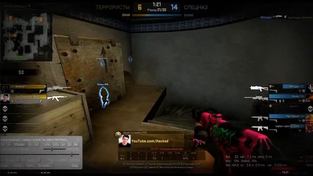 Агрессивная игра с моего нового ak-47 neon rider | CS GO смотреть онлайн