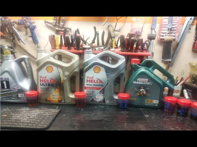 Тест моторного масла Castrol Magnatec 5w40, A3/B4 (отработка 7000 + Супротэк).