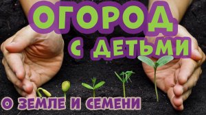 САД и ОГОРОД для детей | Рассказываем о семени и земле