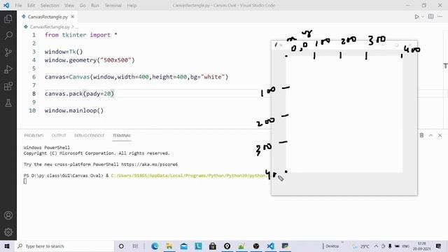 Canvas( Draw a Oval) in tkinter | Python Tkinter GUI Tutorial part33 смотреть онлайн