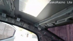 Hyundai Solaris 2014 сняли обшивку потолка шумки нет