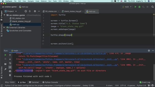 Day 25 - Working with CSV Data and the Pandas Library - 5 U.S. States Game Part 1_ Setup смотреть онлайн