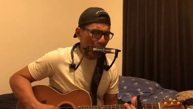 I stand in awe | Mini maton diesel guitar & harmonica cover смотреть онлайн