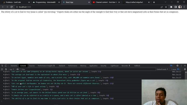 (Read Description) 10 - Fetch data from API - UseEffect (Example 1) смотреть онлайн