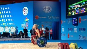 Тяжелая атлетика. Чемпионат Европы 2015 г. Женщины до 58 кг.