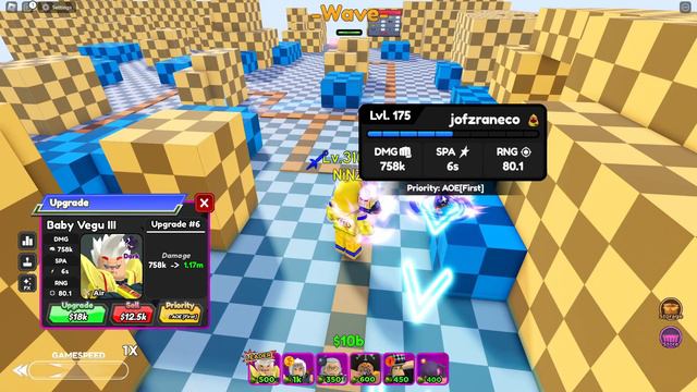 [BUFFED] LVL 175 BABY VEGU [3] 6⭐UNIT SHOWCASE - ALL STAR TOWER DEFENSE смотреть онлайн