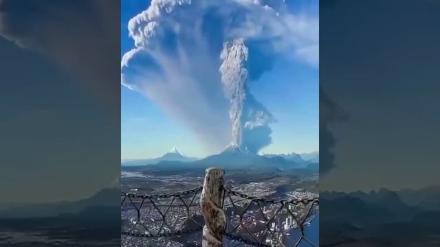 Извержение вулкана Кальбуко в Чили?? #shorts