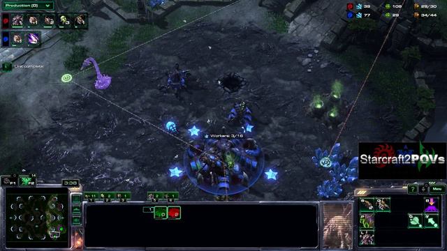 SC2 LotV - NationWars 3 2015 - SE vs AU - Ro16 Group France LM - Map 3 - Ruins of Seras - SortOf смотреть онлайн
