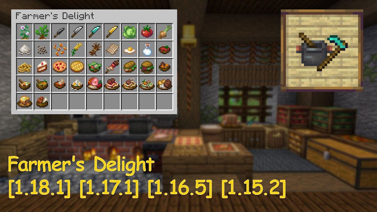 Самый лучший мод на еду Farmer's Delight Полный обзор Основы | Minecraft