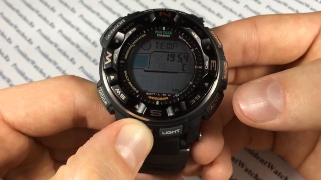 Как настроить часы Casio ProTrek PRW-2500-1E - инструкция | Watch-Forum.RU