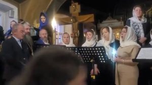 Кант Святой Троицы. Хор Храма Архангела Михаила. Фестиваль «Колядки 2023г». 8 янв. 2023г.