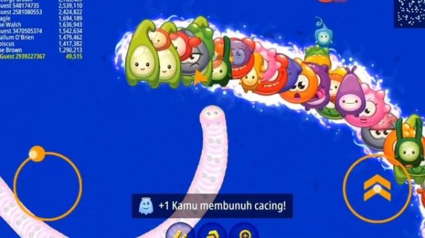Worms Zone Magic ? Little Worm Traps Biggest Worm By Magic - Epic Worms Zone.io Gameplay #416
