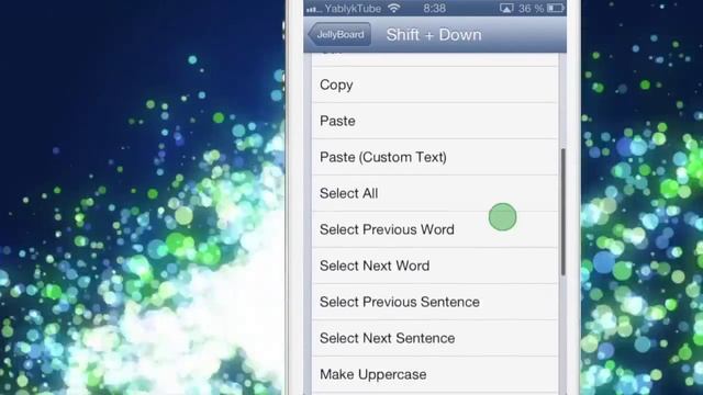 Как ускорить набор текста на виртуальной клавиатуре в iOS с твиком JellyBoard смотреть онлайн