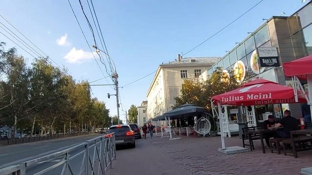 НОВОСИБИРСК/ЦЕНТР/ПРОГУЛКА ПО КРАСНОМУ ПРОСПЕКТУ:МЕТРО КРАСНЫЙ ПРОСПЕКТ-ДОМ ЛЕНИНА/STREET WALK 09.2