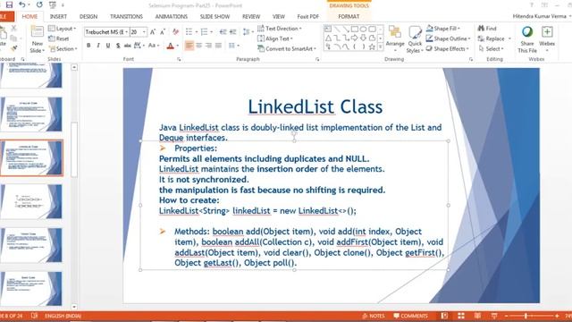 Java for Selenium | Part24 | What is LinkedList in Java? смотреть онлайн