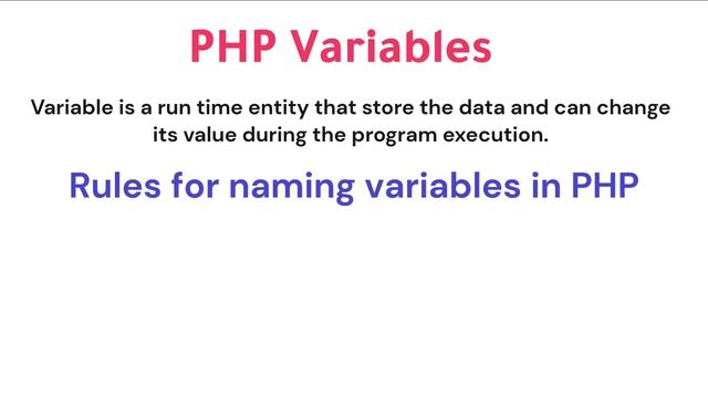 PHP Variables Introduction - In Hindi смотреть онлайн