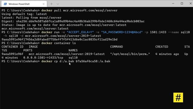 SQL Server On Docker смотреть онлайн