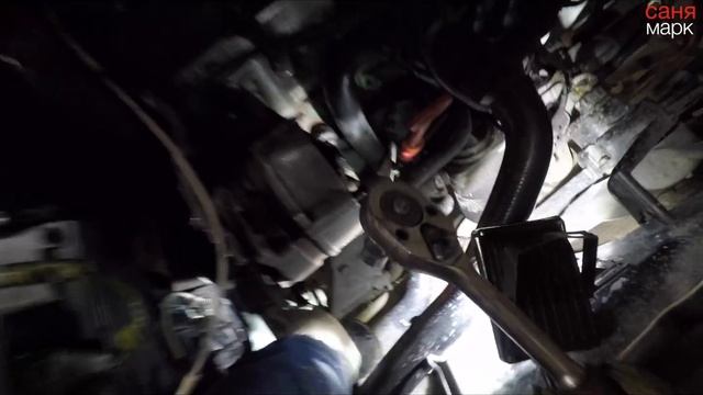 VW Passat B3 замена термостата быстро снято на GoPro hero 5 black смотреть онлайн