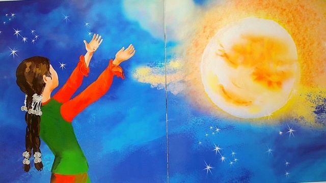 "Луна и Зухра" (читаем на башкирском языке) смотреть онлайн