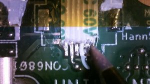 Пайка шлейфа ноутбука на плату