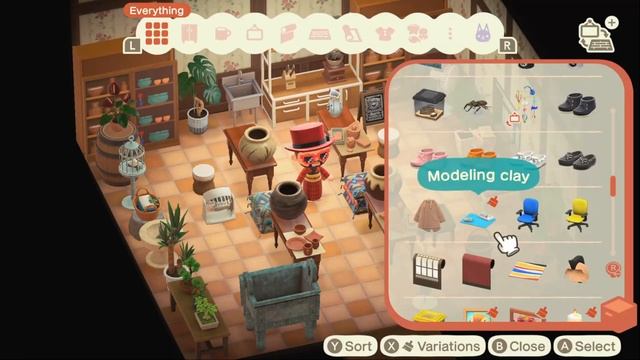 Interior Design Speed Build | Pottery Studio | Animal Crossing New Horizons смотреть онлайн