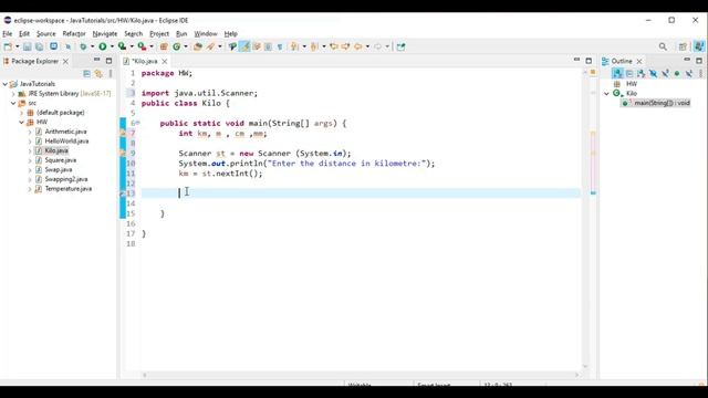 Kilometer to Meter in Java| Kilometer to centimeter | Kilometer to Millimeter |Eclipse IDE смотреть онлайн