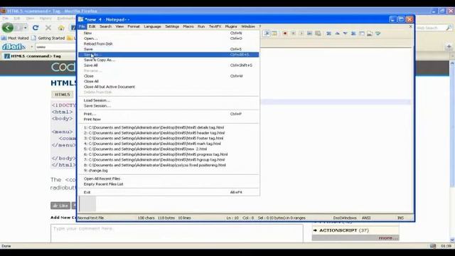 HTML5 Tutorial : html5 command tag смотреть онлайн