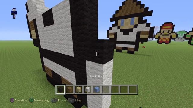 Minecraft Xbox Pixel Art Tutorial - MORTAL KOMBAT RAIDEN смотреть онлайн