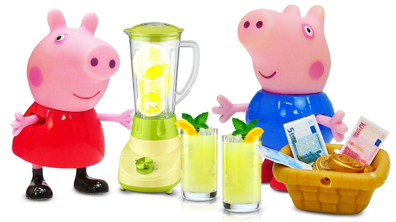 Пеппа и Джордж зарабатывают деньги на подарок маме! Видео для детей про игрушки Свинка Пеппа смотреть онлайн