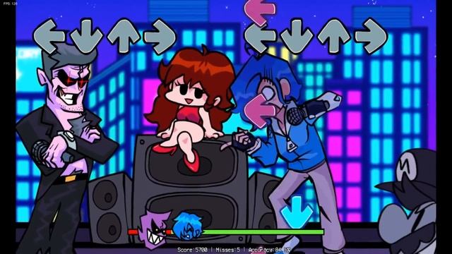 Friday Night Funkin Meta Runner Mod смотреть онлайн
