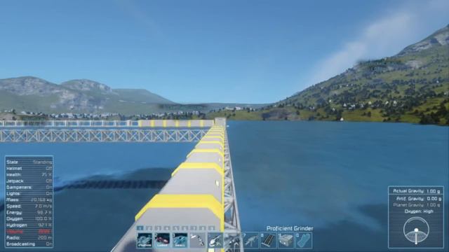 Space Engineers Survival Let's Play Ep 3 Ore Pipeline смотреть онлайн
