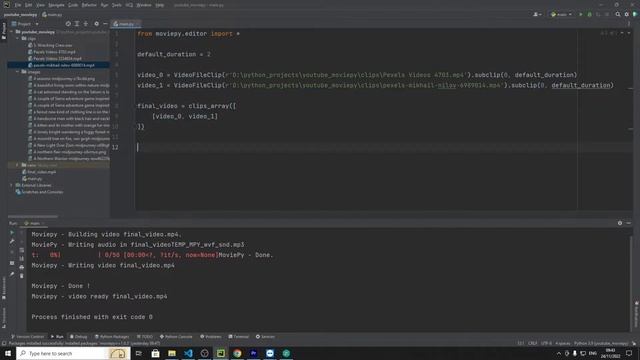 Creating Split Screens in Moviepy - Python based video editor смотреть онлайн