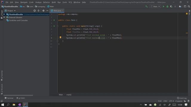 Java alapismeretek 14. float és double primitív adattípus смотреть онлайн