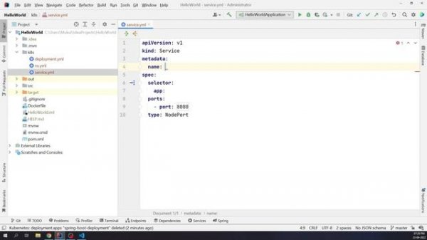 IntelliJ IDEA: Kubernetes Plugin