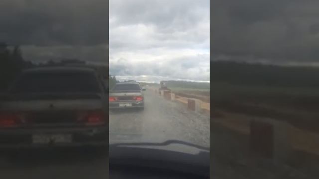 Ремонт трассы "Брянск -Гомель " в Клинцовском районе. смотреть онлайн