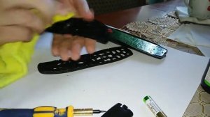 Чистка пульта, плохое нажатие кнопок / Ремонт пульта