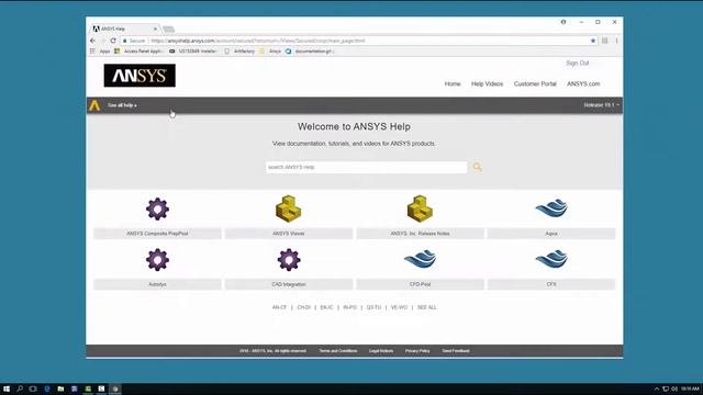 Overview Of ANSYS Help