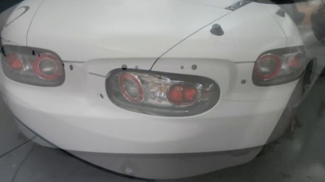 Mazda MX-5 NC Wrapping Oracal White Matte смотреть онлайн