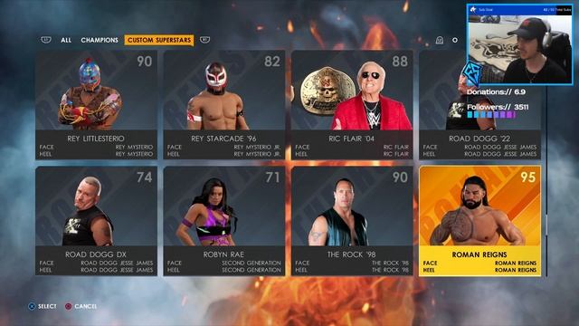 How to play as DUDE LOVE with CALL NAME and ROMAN REIGNS with Manager Championship Victory in WWE 2 смотреть онлайн