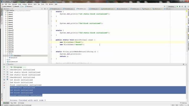 Java. Особенность 21. Порядок инициализации элементов класса смотреть онлайн