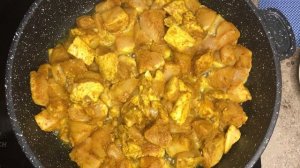 Курица карри в сливочном соусе / курица рецепт