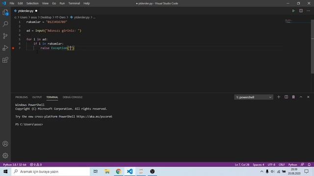 Python Hata Yakalama: finally ve raise yapıları смотреть онлайн